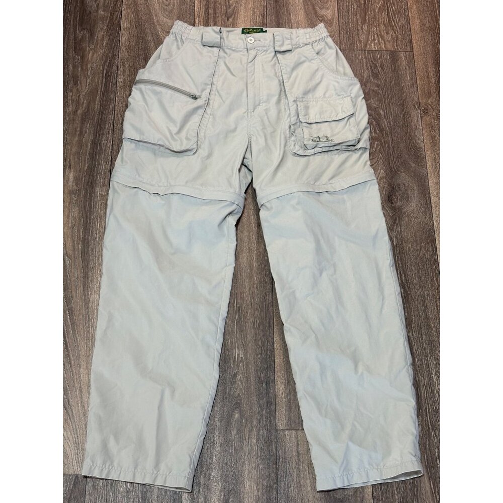 Cabela's Guidewear Men's Cargo Convertible Pants Shorts Mens M Reg 100% Nylon
